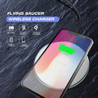 Slim flying saucer quick fast mobile phone wireless chargers for iphone and android smartphones