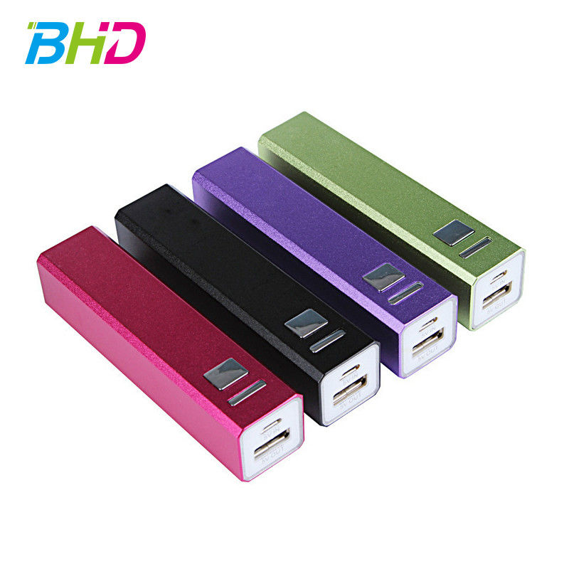 Universal Mobile Cylinder Power Bank External Backup Battery Charger Pack for Mobile Phones With Retail Packing
