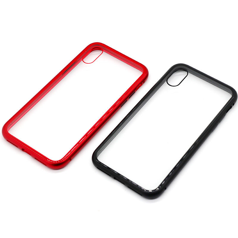 2019 Ultrathin for iphone X/Xmax/8p/7p/8/7/6 magnetic phone case tempered glass mobile phone case covers mobile phone shell