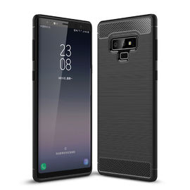 carbon fiber silicone phone case for Samsung Note 9