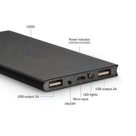 Mobile phone power bank 10000mah,battery supply power banks
