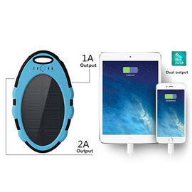 2018 new products portable plastic solar power bank 5000mah power bank solar