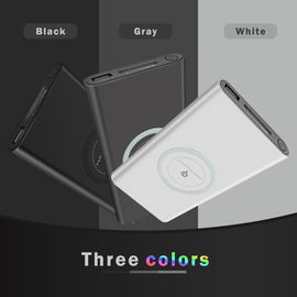 2018 newest universal portable Qi function 3 in 1 powerbank wireless charger