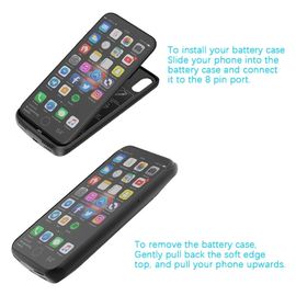2019 4500mah the most practical battery case  Ultra thin battery case  for iphone X custom logo  phone case
