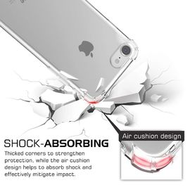 New Design Ultra Slim Soft TPU Raw Material Back Cover for Apple Airbag Drop Prevention TPU Phone Case