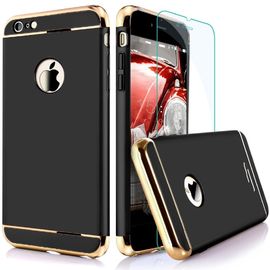 2017 Newest 3 in 1 Electroplating PC Hard Phone Case For iphone 8 case