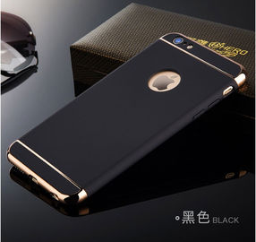 For iphone 6/6s metal 3 in 1 electroplating mobile phone cover case for iphone6/6s