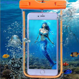 Custom Printed Logo Universal waterproof phone case, LED Light Armlet Waterproof bag for iphone 8