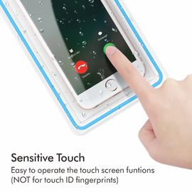 Custom Printed Logo Universal waterproof phone case, LED Light Armlet Waterproof bag for iphone 8