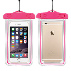 2017 New led light armband waterproof bag for mobile phone,water proof dry bag