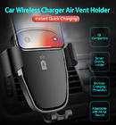 New Technology Blue Light Wireless Car Charger Holder Air Vent Car Wireless Charging Holder