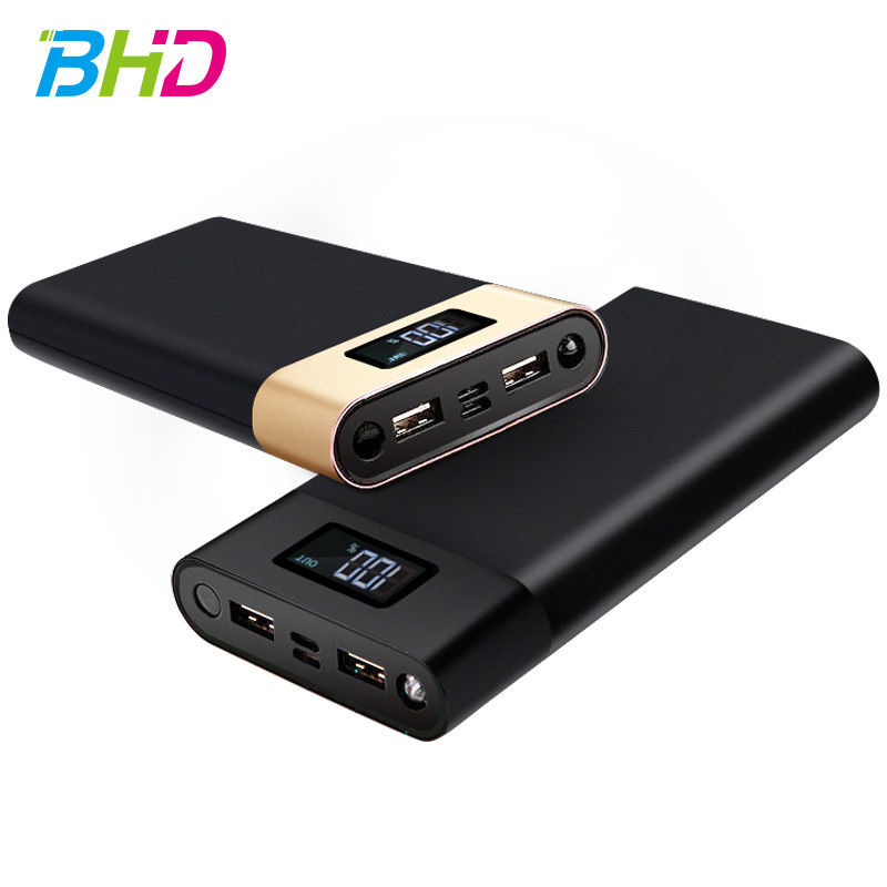 2018 New high capacity mobile charger power bank 2 input with led light portable power bank 20000mah